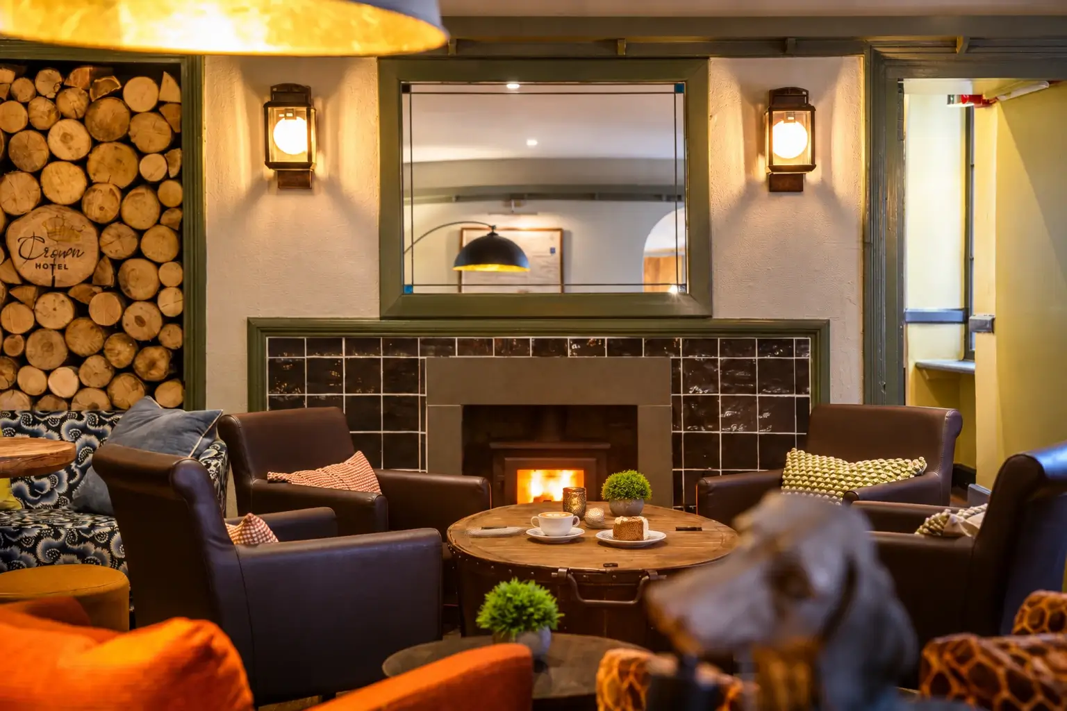 Coffee & Cake by the fire